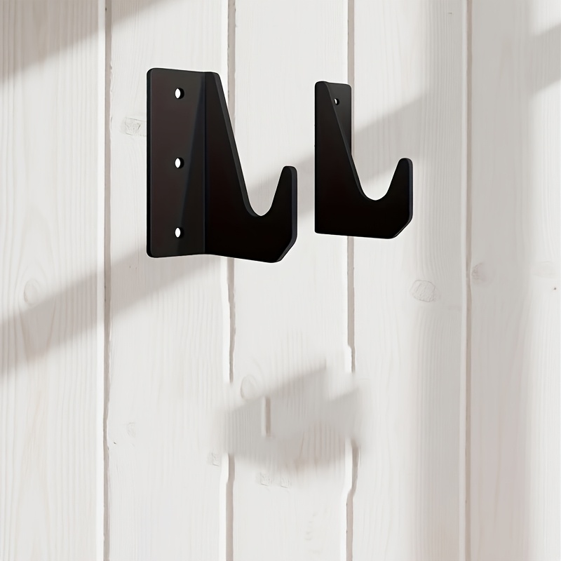 E-shop 2er-Set moderner, strapazierfähiger, wandmontierter Werkzeughalter aus Metall, geeignet zum Aufhängen von Sägen, Wagenhebern, Gartenschneidern