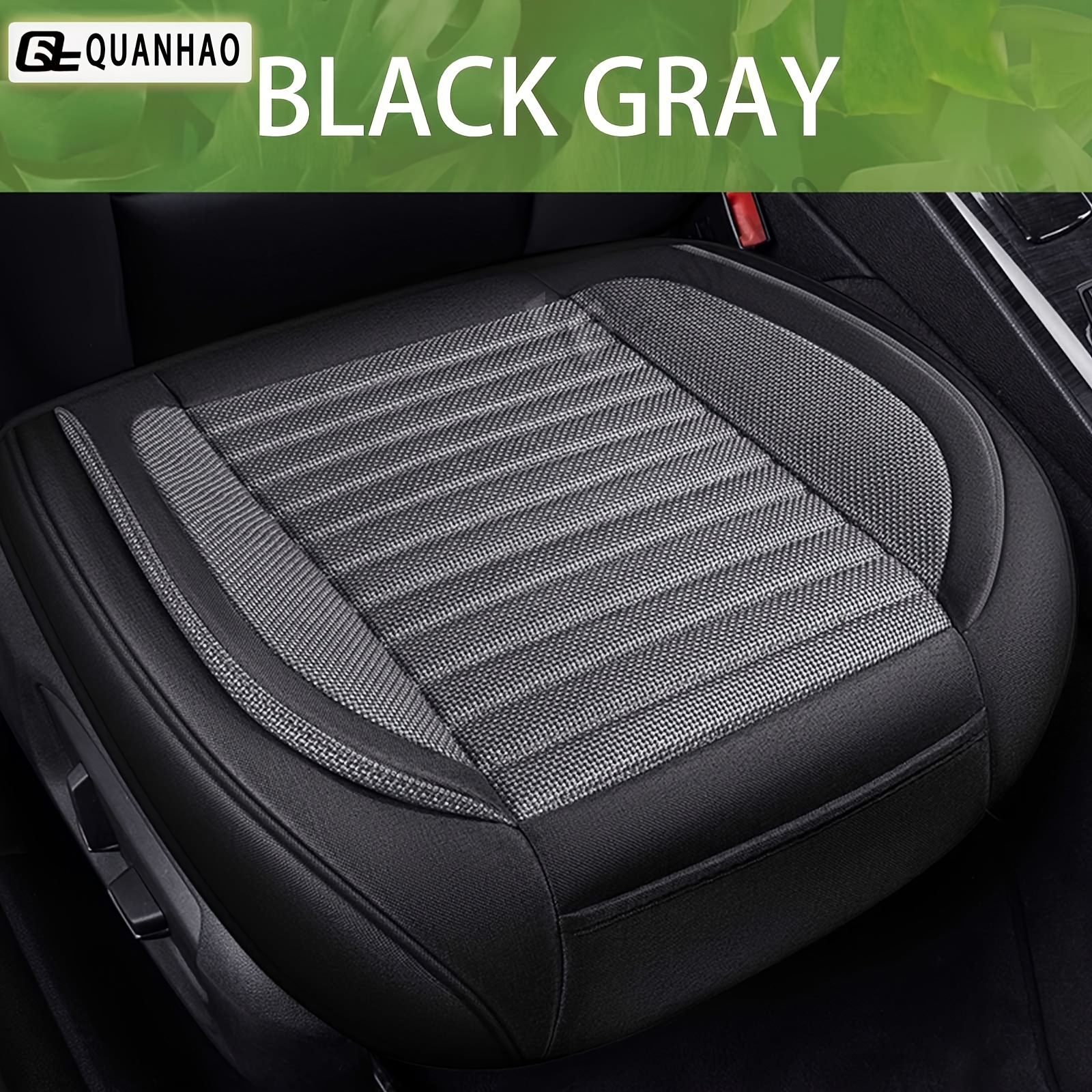 Image of Car Seat Cushion: Anti-slip & Sweat-free, Comfortable All Year Round! Full Wrap-around Bottom Pad With 3d Support, Breathable & Durable, A Must-have For Car Owners, Ideal Gift