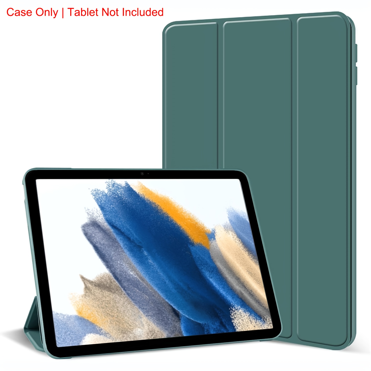 TEMU diseñada para Samsung Galaxy Tab A8 2022 modelos SM- y SM-X205 de 10.5'', con soporte de cuero sintético, cubierta trasera y carcasa que admite
