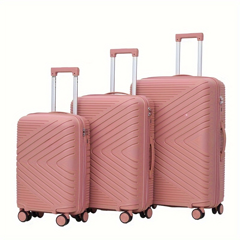 3 Pcs Juego Maletas 20+24+28 Pulgadas Conjunto Viaje - Temu