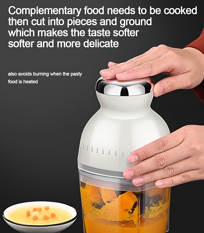 1pc us gauge 110v accessories meat grinder multifunctional mini cooking machine portable stainless steel meat grinder electric meat grinder vegetable cutter suitable for 4 5 people capacity 1 3   body plastic material Product details 3