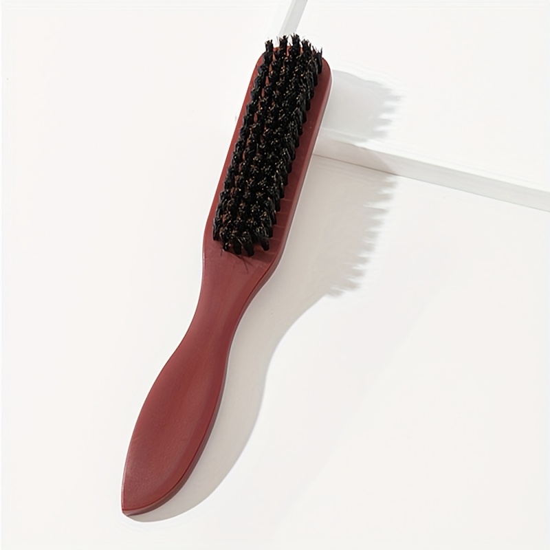 E-shop Bristle Slick Back Bürste & Bartbürste (Unisex) – Duftfreie Profi-Friseurbürste, geeignet für dickes/dünnes Haar, ideal für Fade-Haarschnitte,