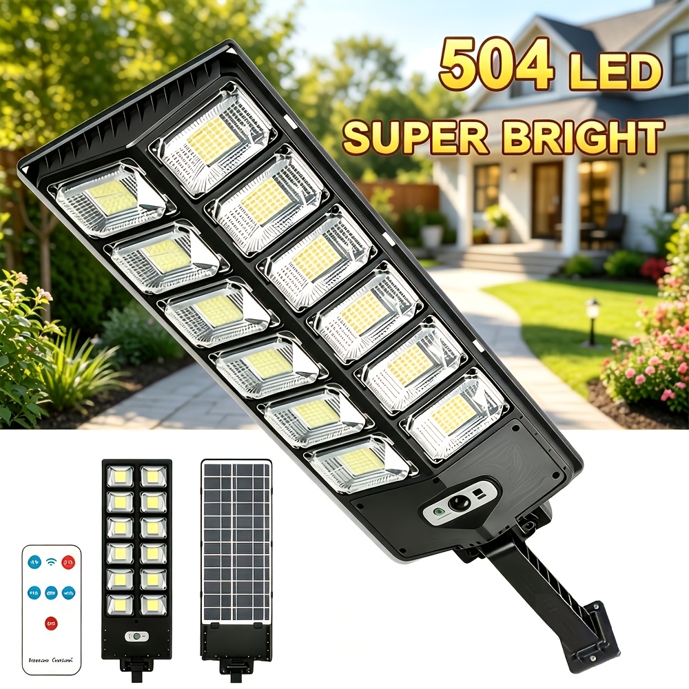 Lampe Solaire de Rue 504 LED