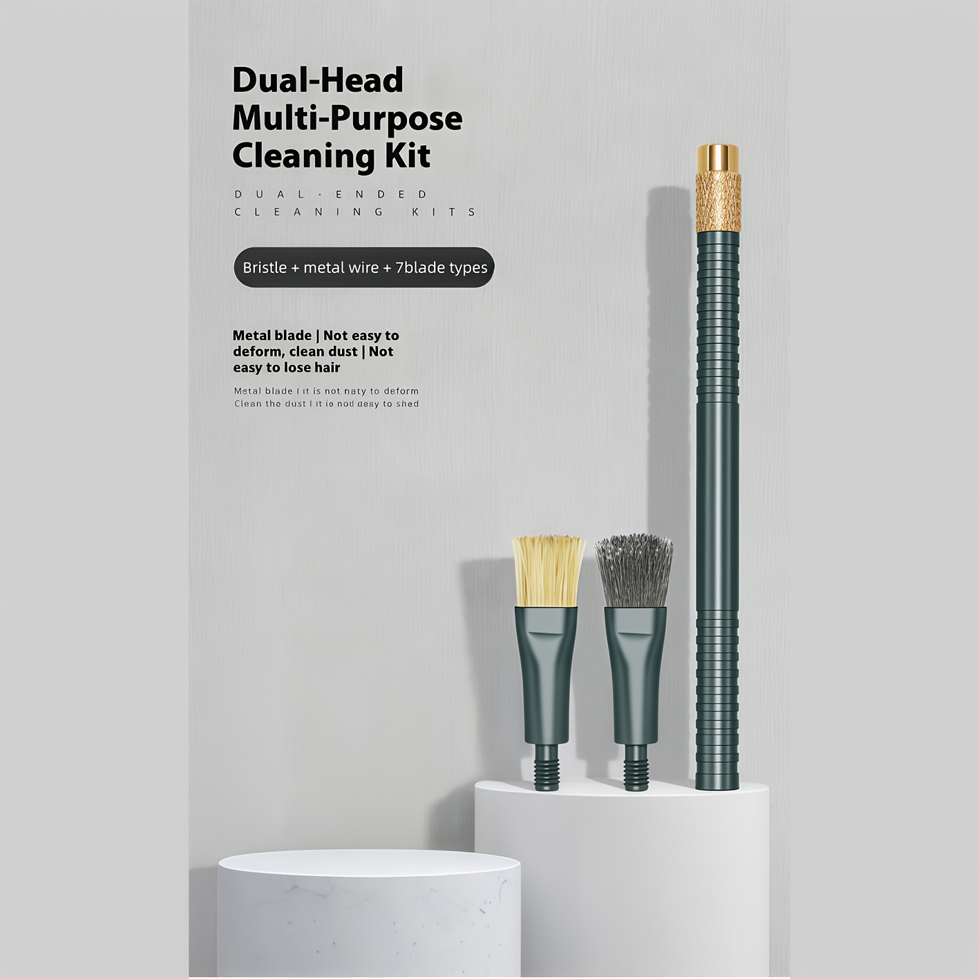 Image of 10-in-1 Dual-head Cleaning Brush For Ic Solder Pads, Motherboard Circuits, And Desoldering/residue Removal