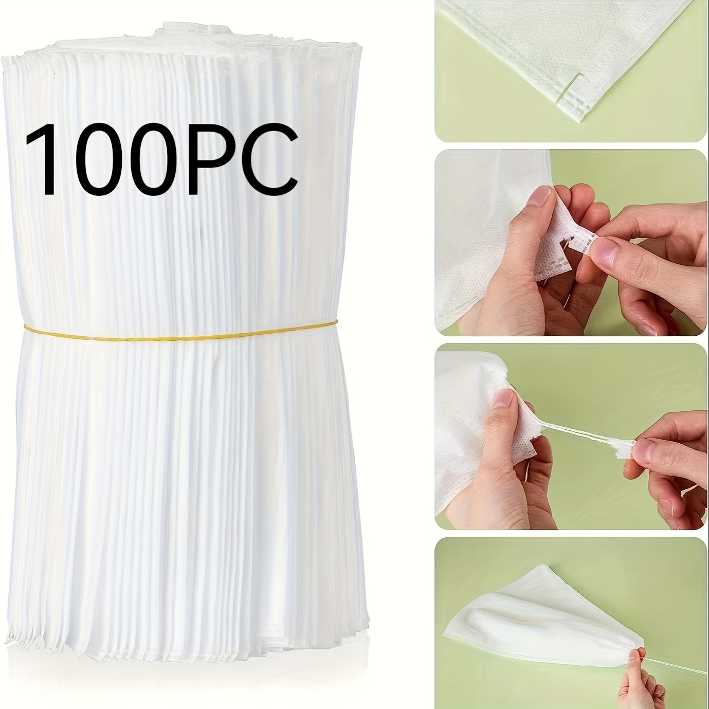 

100pc Drawstring Fruit Protection Bags - Insect & Bird Proof Mesh Covers For Garden Plants, Pest Control Barrier For , & Vegetables, No Electricity Needed