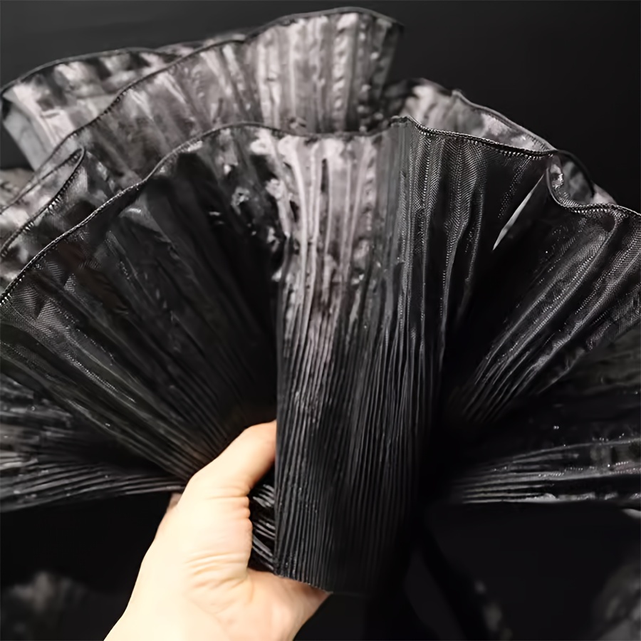 TEMU Dentelle de 2 avec bords larges, couleur métallique et bordure à volants. pour les fêtes, festivals et décoration de vêtements