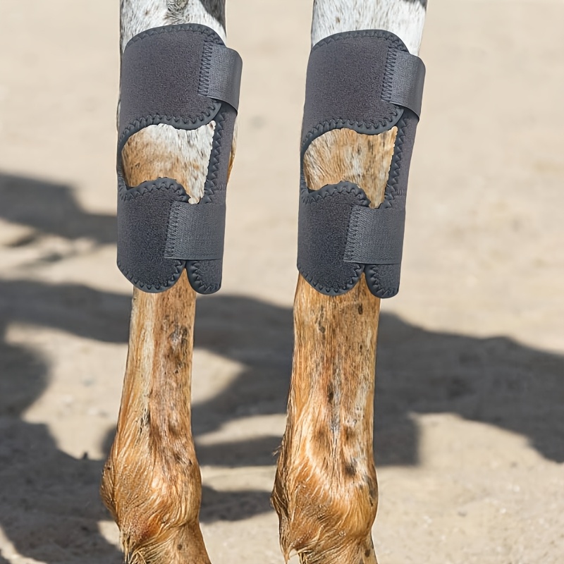 pair adjustable equestrian knee braces horses durable Temu New