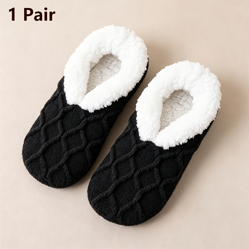 TEMU 1/ Of Autumn/ Socks, Cute Winter Home Socks, Non Slip Slipper Socks, Cabin Socks