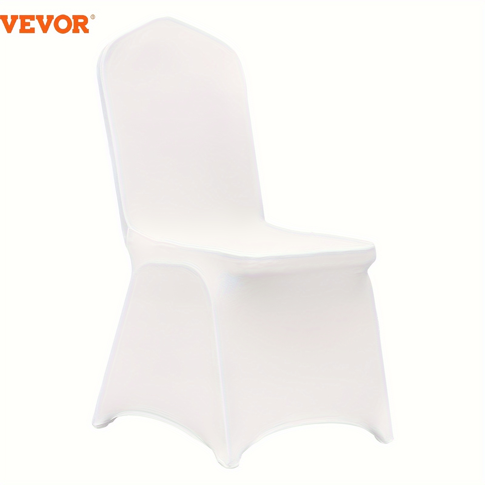 

Vevor 50 Pcs White Chair Covers Polyester Spandex Chair Cover Stretch Slipcovers For Wedding Party Dining Banquet Chair Decoration Covers