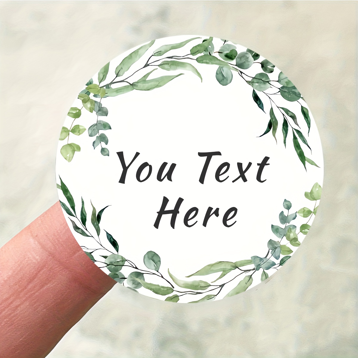 TEMU Custom Personalized Stickers - Perfect For Weddings, Bridal Showers, Baptisms, Communions, Coming-of-age Ceremonies, And Giveaways - Made From