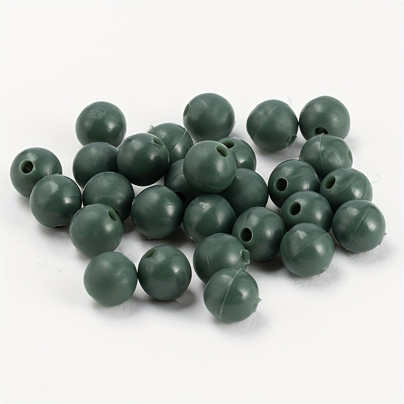 E-shop 48 Stück Semi-Tight Stopper Beans 6/8mm Karpfenangeln Helichod Europäische Angelgerät Puffer Beans Anti-Kollisions Beans Bodenangeln Ronnie