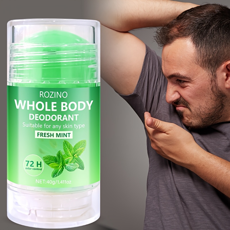 40g   whole   peppermint deodorant cream plant based formula 72h freshness moisturizing portable for sports work home use unisex adult Product details 4