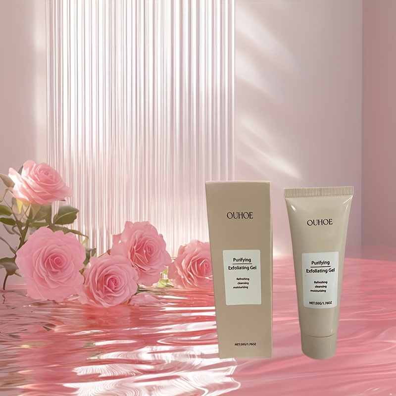 TEMU Exfoliating Gel, Gently Cleanses The Light Beige, Physically Exfoliates And Moisturizes The Light Beige, Leaving It Feeling Smoother, Use With Any Light Beige Type-50g