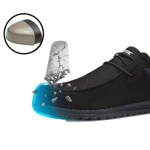 steel toe safety shoes for men and women high top protective shoes with puncture proof steel toe anti smash non slip shock absorbing features breathable design for comfortable
