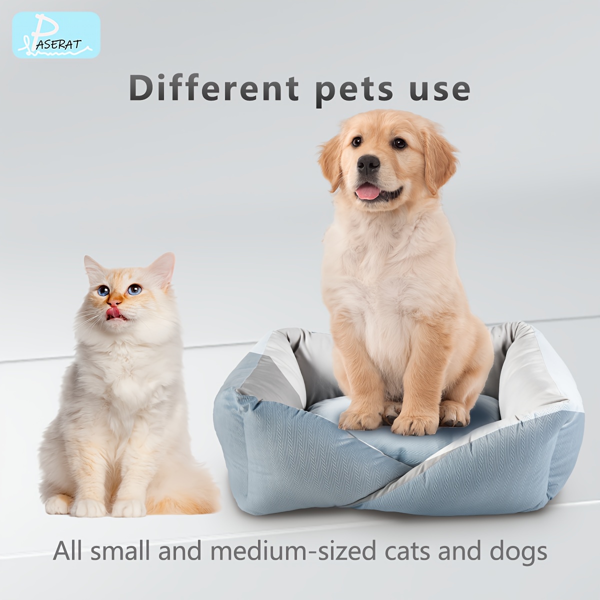     bed for small to extra small dogs cats pink and gray plush polyester non assemblable     with     nest stylish pet furniture soft   small dog bed Product details 0