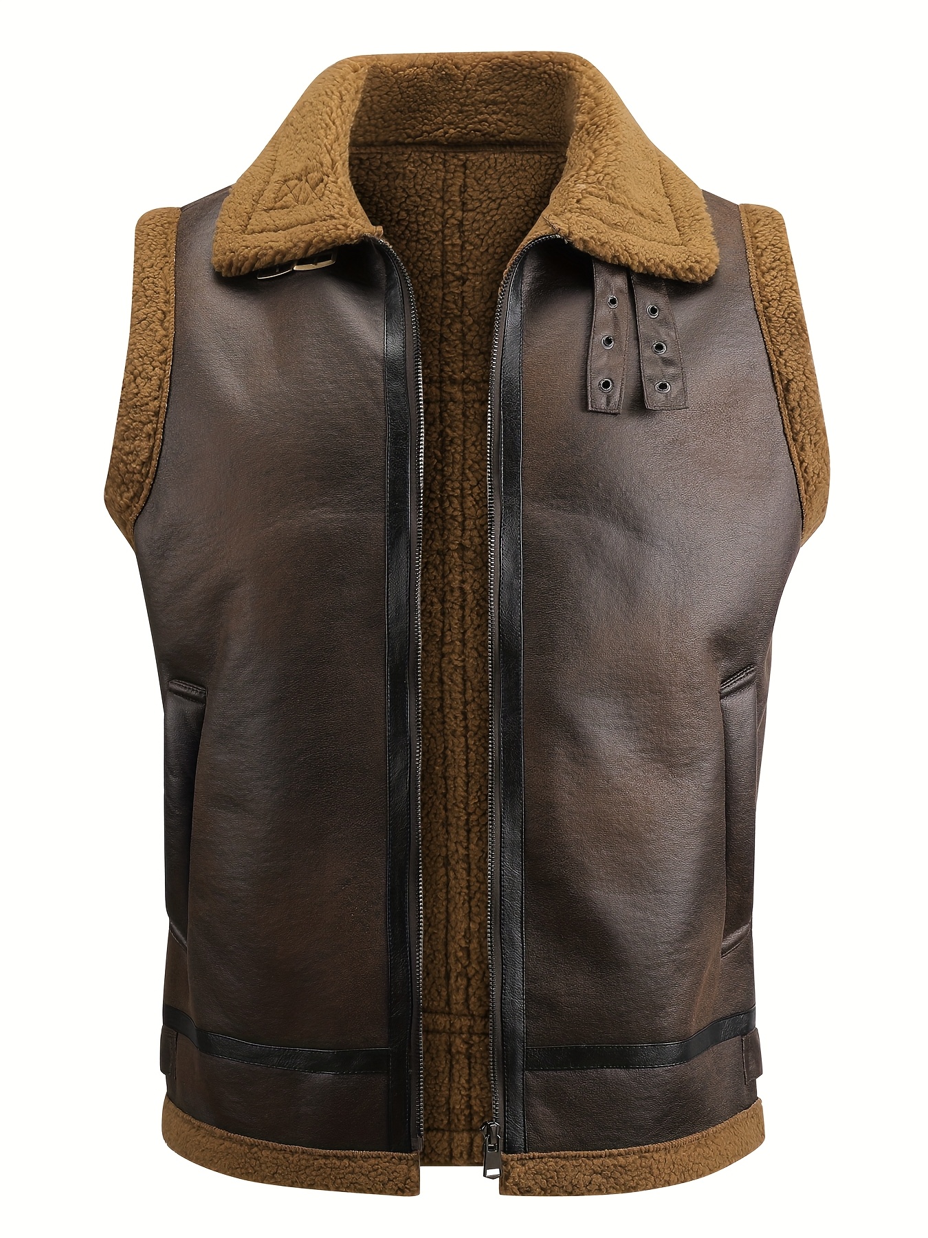 New Autumn/Winter Men's Fashionable Thickened -Lined Waistcoat Vest