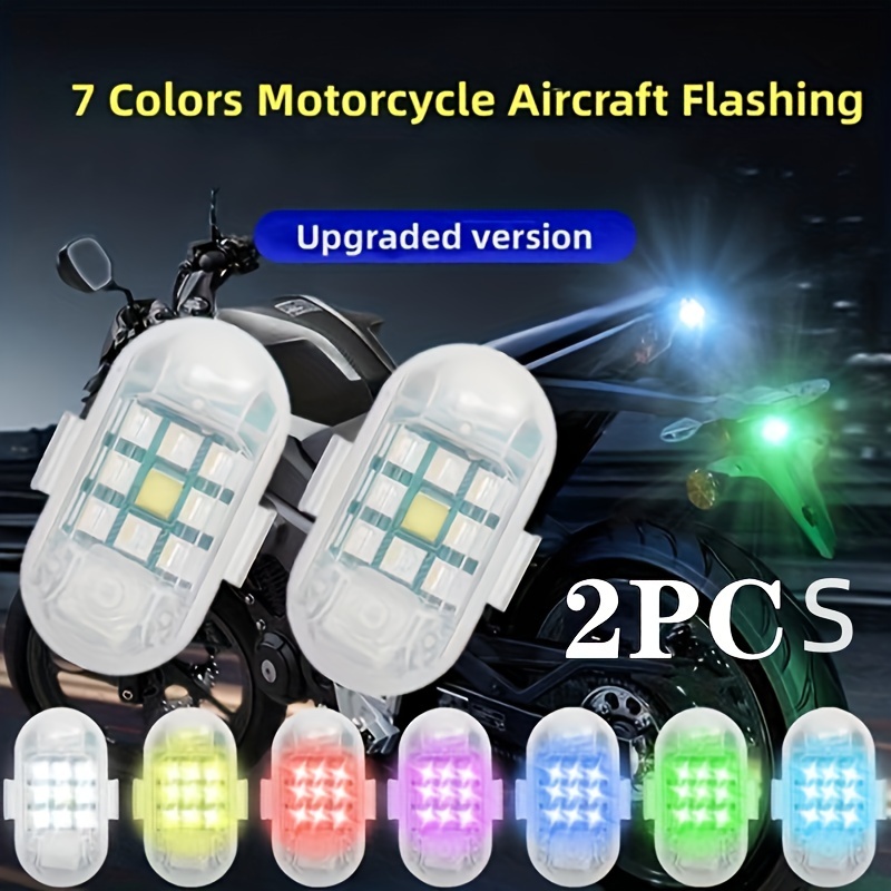 1 Piece Compatible Remote Control Strobe Light For Cars, 7-color Led Strobe  Light, Strobe Light For Drones, Aircraft Strobe Light, Anti-collision Ligh