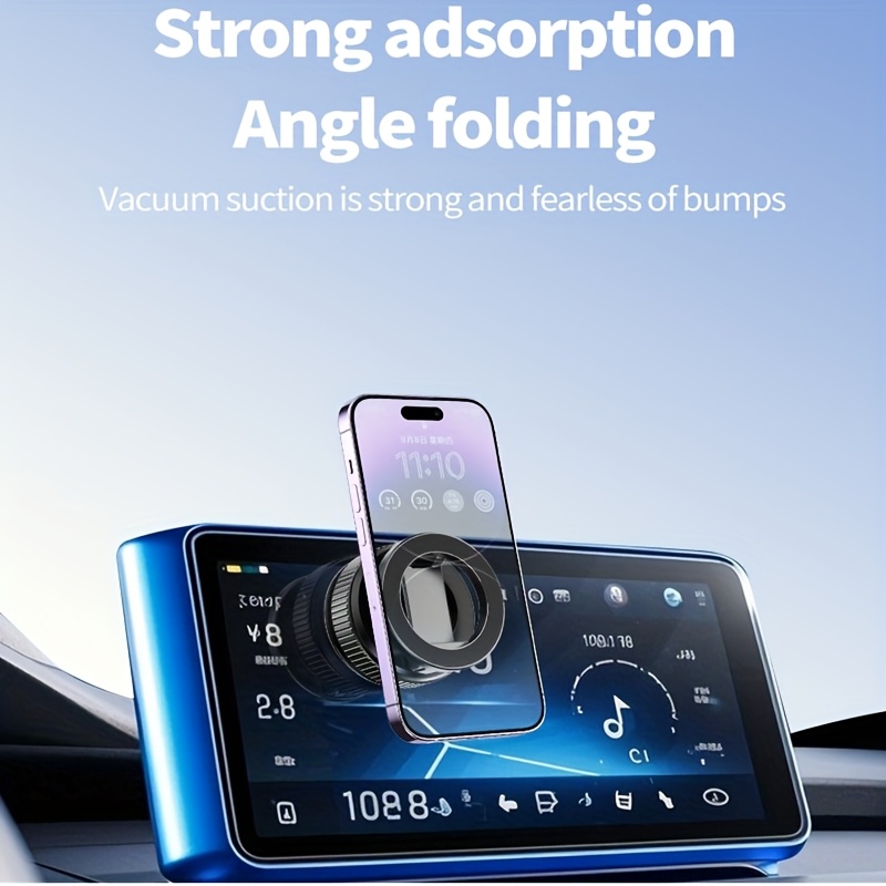 magnetic phone mount 1 mount 1 2 cleaning cloths rotatable car vacuum suction cup phone mount extendable foldable and 360 rotatable magnetic phone mount made of alloy with an suction cup Product details 3