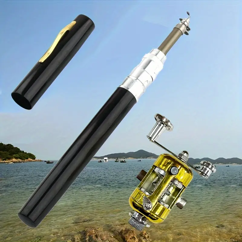 Pocket Size Mini Fishing Rod Reel Combo Ice Fishing Rod - Temu