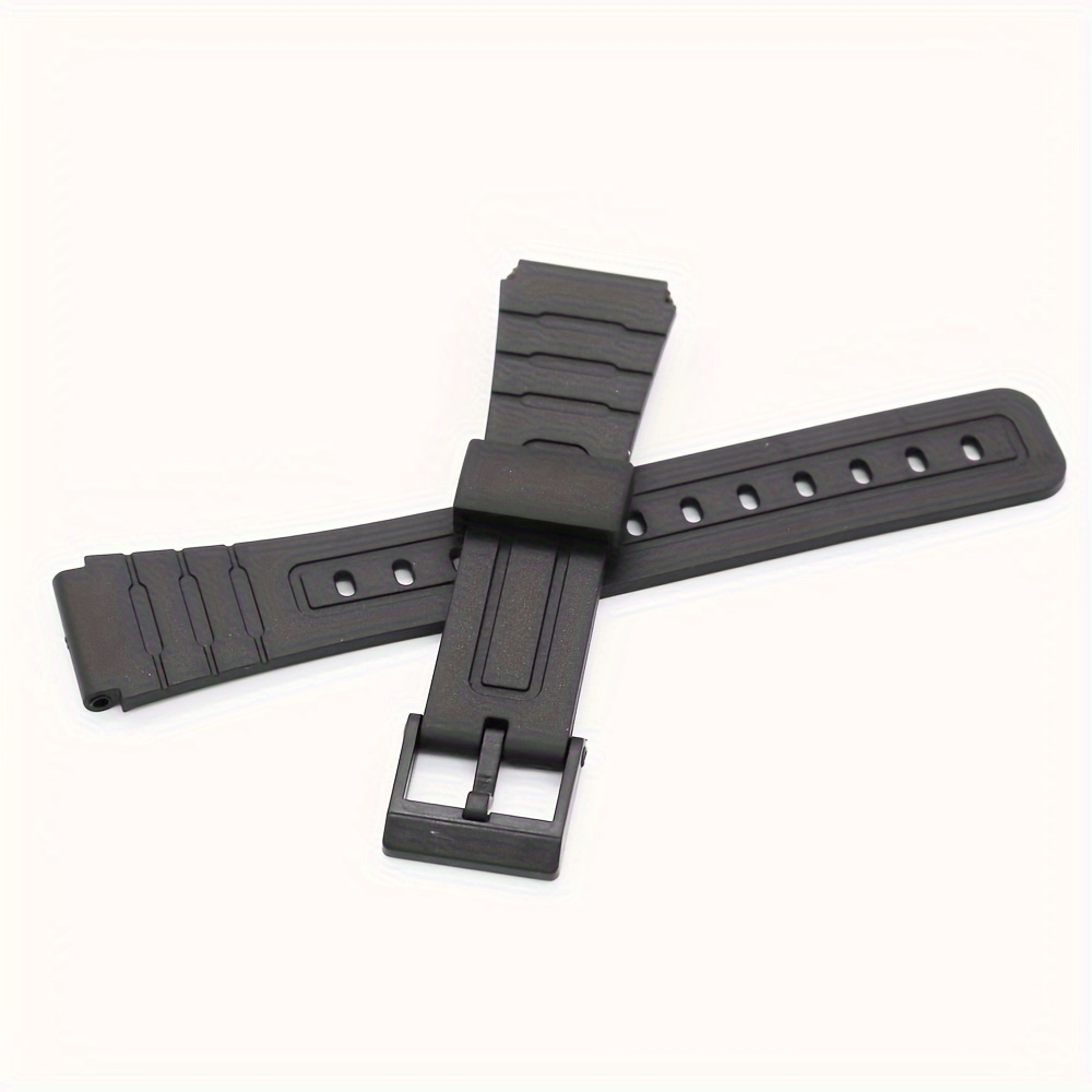 

Rubber Watch Band Strap For F-91w, F-28w, F-91wg, F-93w, F-94wa, F-105w, F-106w, Flb-91w