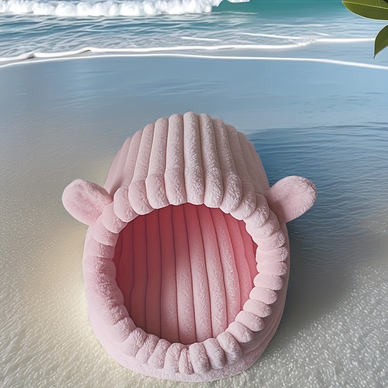 suitable for small medium and large dogs and cats this cozy cartoon cat cave bed   your feline warm and comfortable in this   house a christmas   pet bed house is   cats providing a soft and warm winter retreat Product details 0