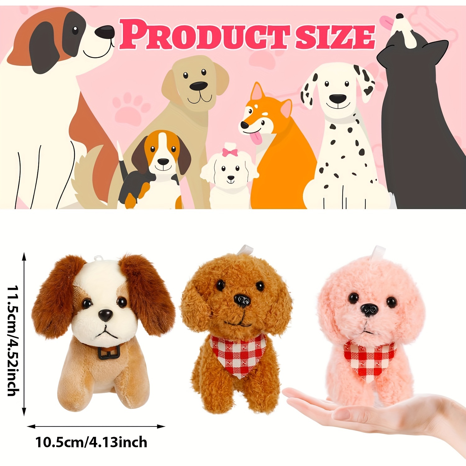 dog stuffed animals small stuffed animals bulk assorted Temu