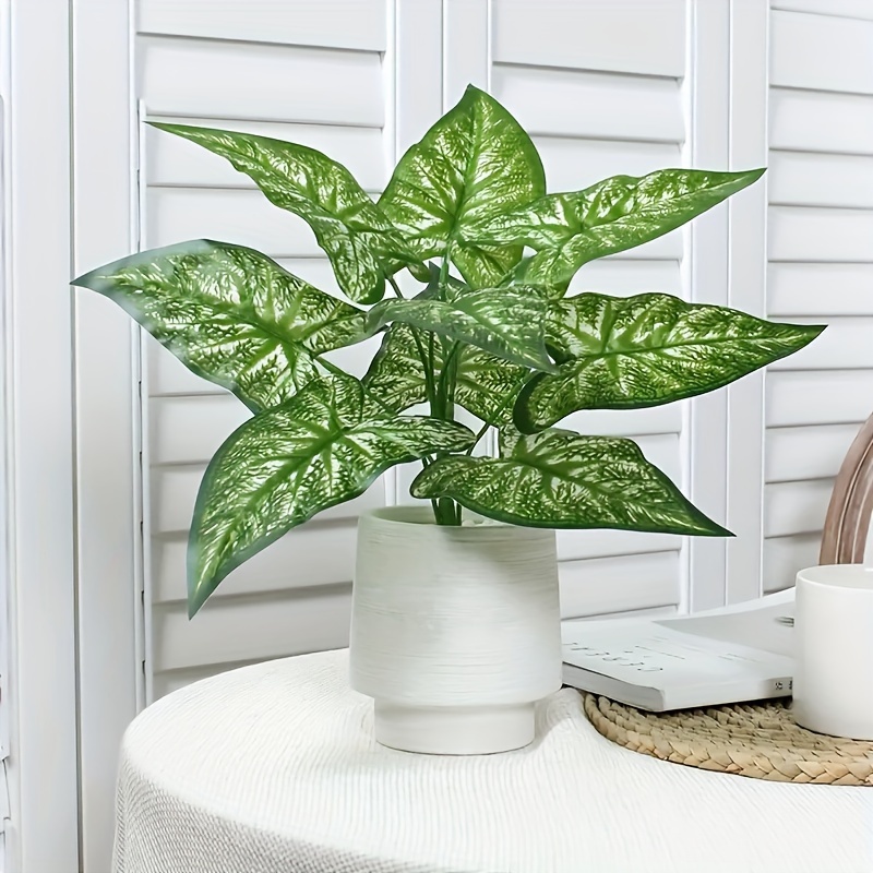 

Dieffenbachia – Plastic For , Display – Decoration For Christmas, , Easter, Hanukkah, – No Required, No Container,