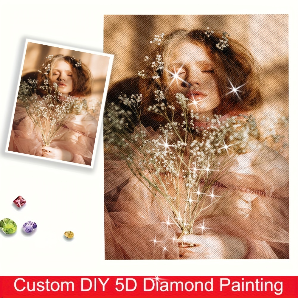 

1pc Personalized 5d Diamond Painting Kit, Diy Art Diamonds, For Decor, Diamond Art For , 's Day,