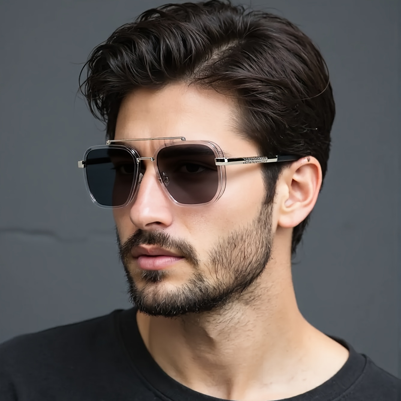 polarized tr90 sunglasses vintage square sunglasses - Temu display picture 3
