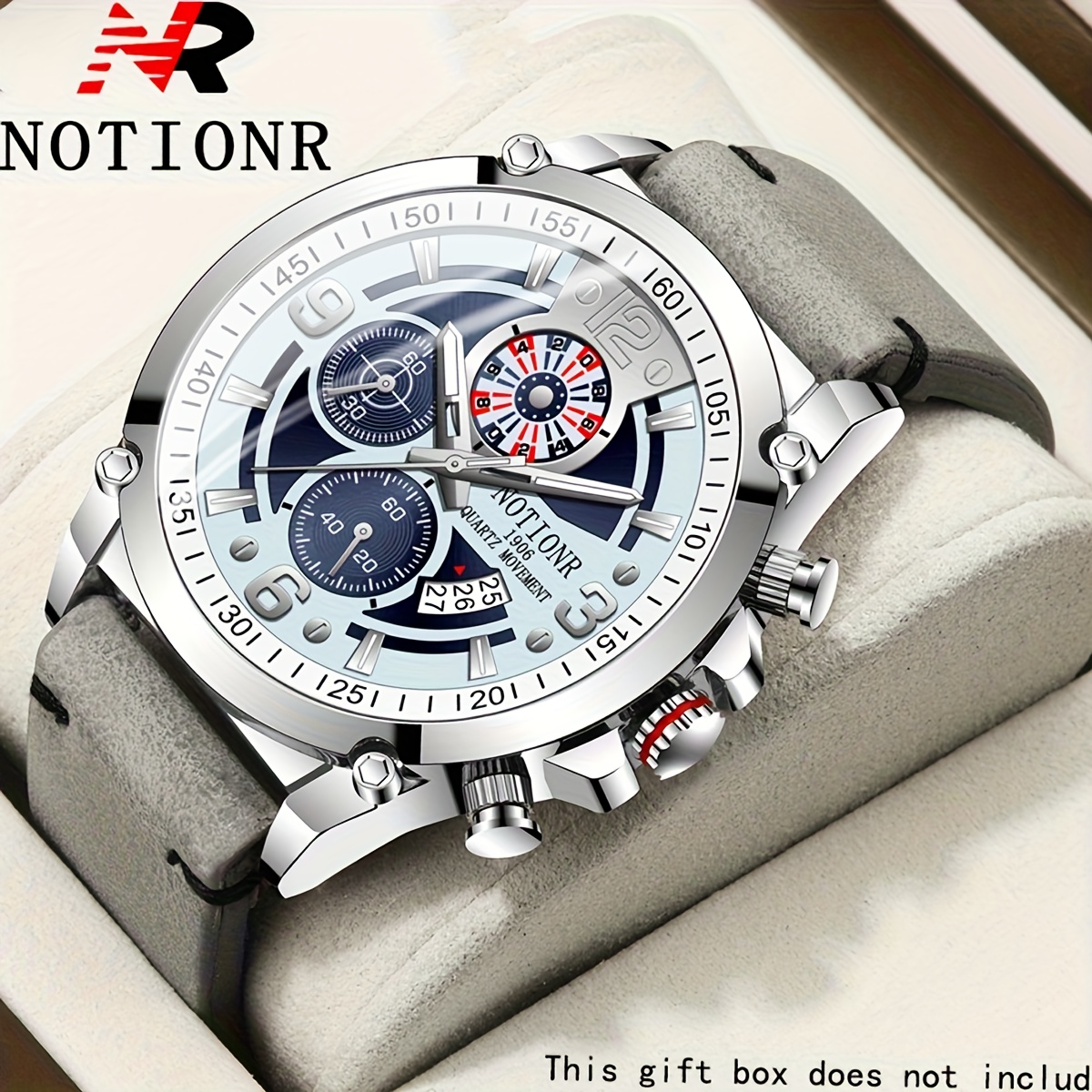 quartz watches for men   men watch pu leather quartz movement mens watches pointer round dial date display mens wristwatch casual sports birthday valentines day fathers   gift gray watch 12