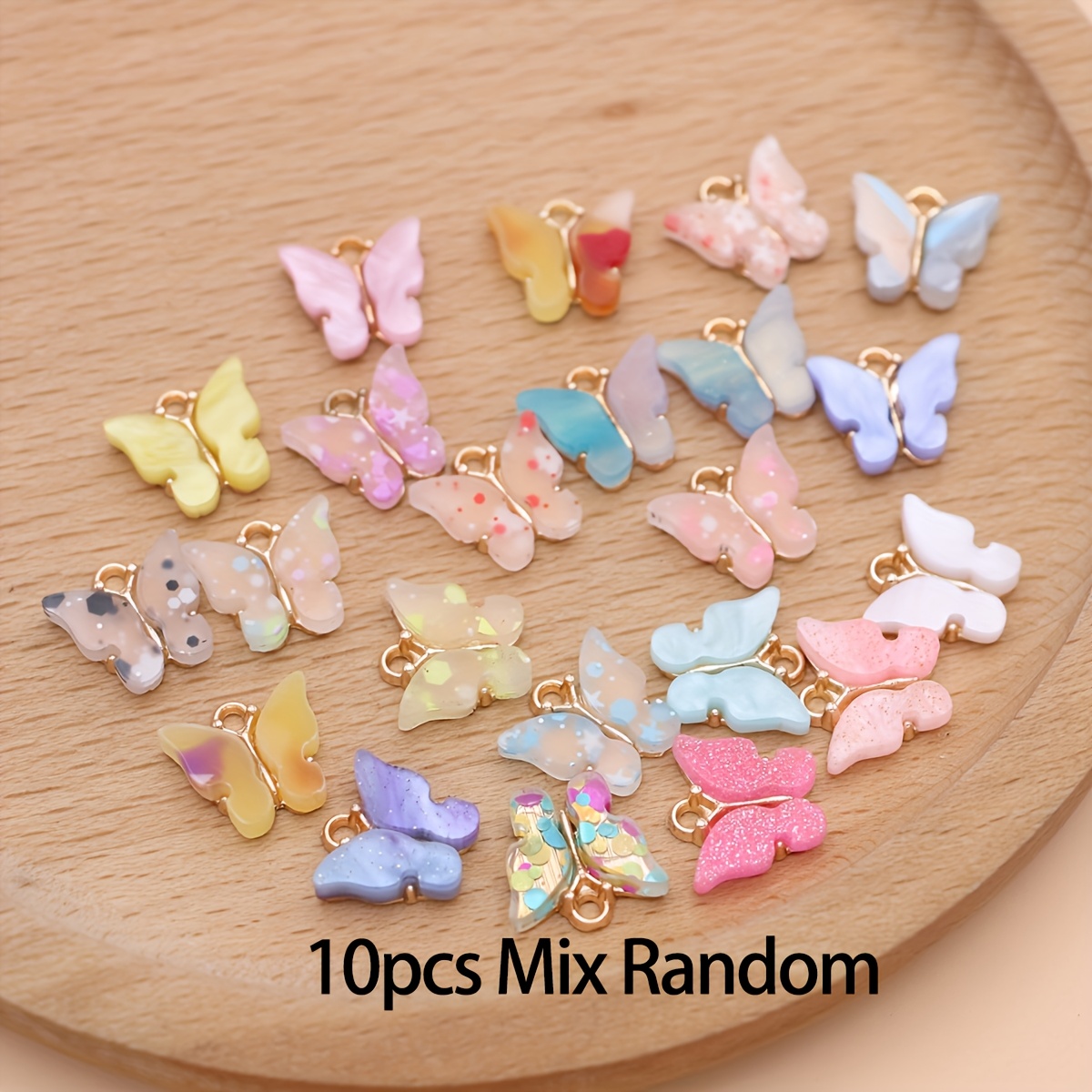 10pcs Mix Lot Random Charm Pendant Jewelry Making Earrings Bracelet Necklace Craft