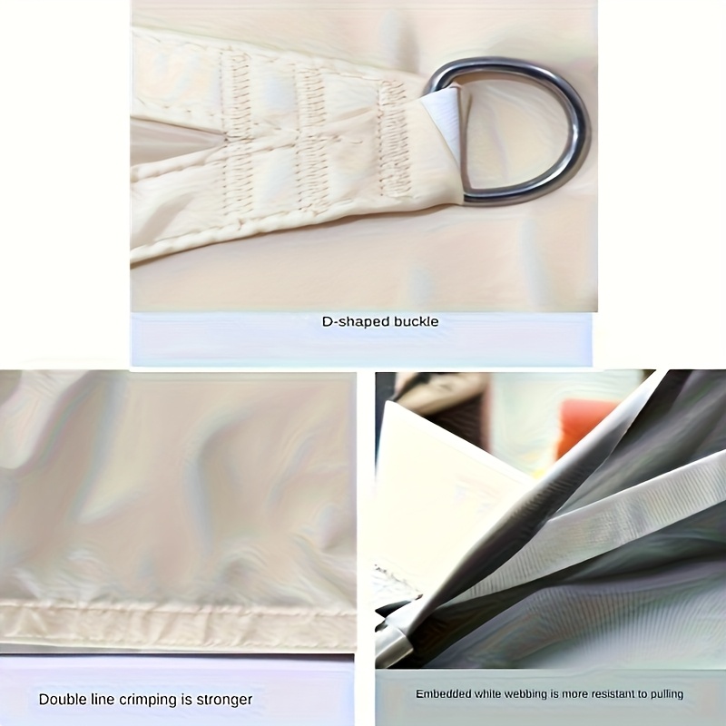 Triangle sunshade sail outdoor awning canopy landscape Peng shade cloth