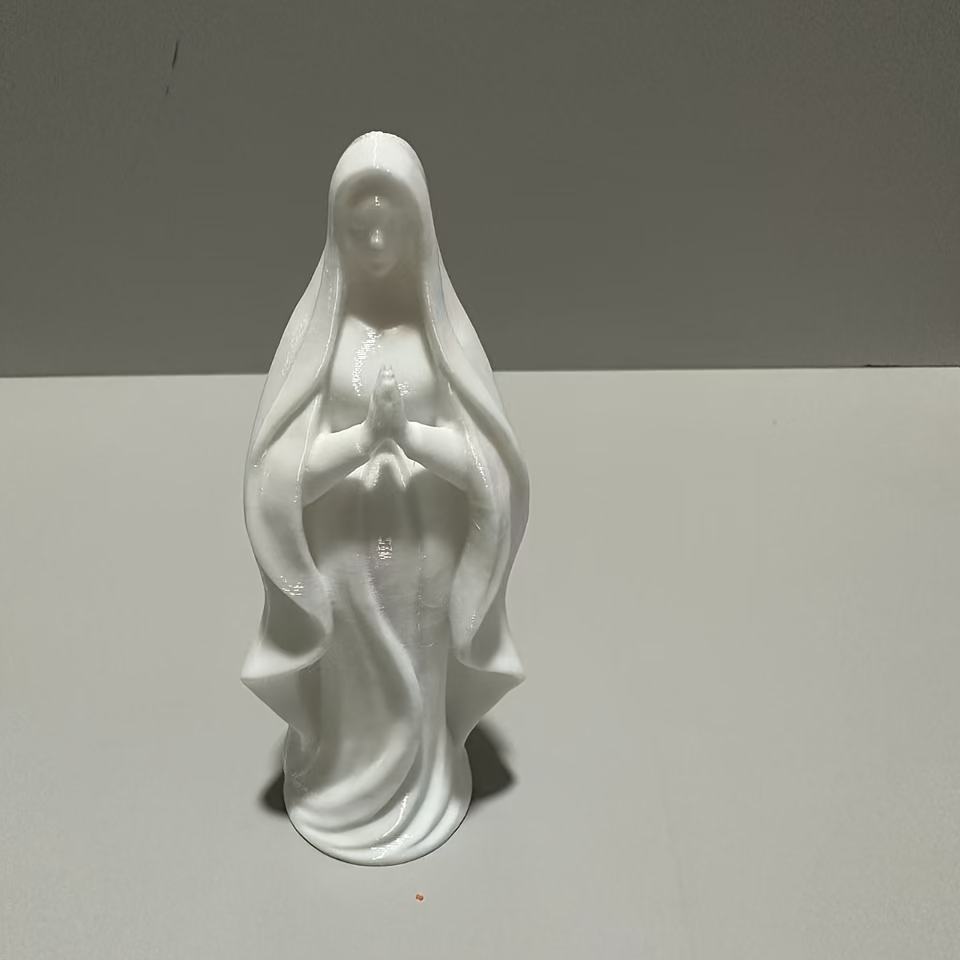 TEMU Statua 1 pz di Preghiera Minimalista in Plastica, Statuetta della in Veste per , , Decorazione per Natale, , Hanukkah, Esposizione Religiosa per