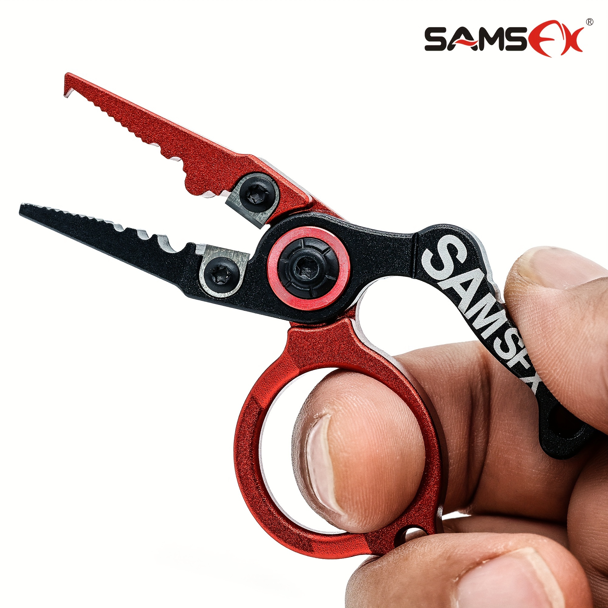 a set of multifunctional mini fishing pliers and   release line puller combination without battery Product details 7