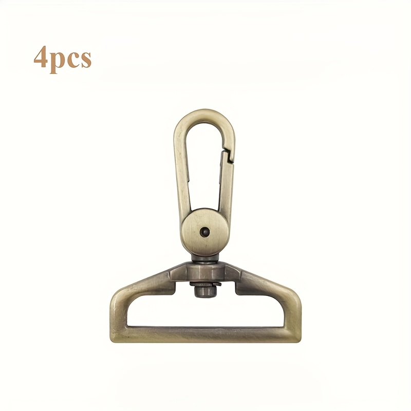 E-shop 4 Stk. Metall-Drehschnallenhaken, Abzug-Clip, Metallverbindungshaken für -Schultergurt, Gepäck-Hardware-Zubehörhaken, geeignet für Haustier-,
