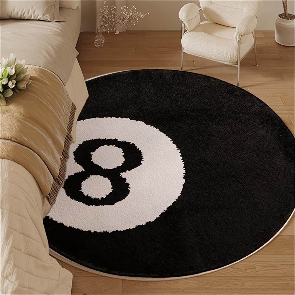 ラグ・カーペット 8 BALL RUG Amazon.com: XJKLBYQ 8 Ball Rug 24'' Round 8ball Rug Soft and
