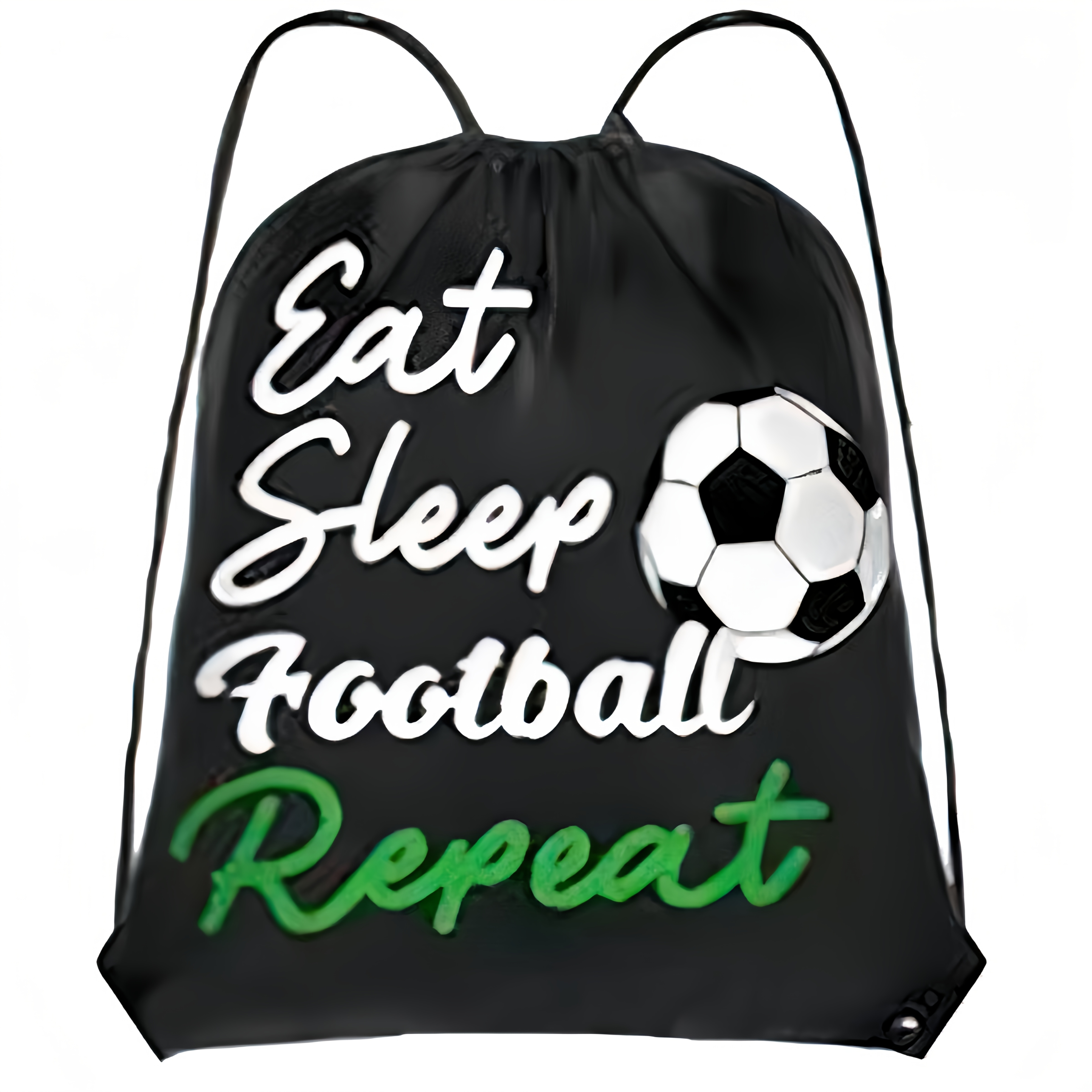 TEMU 1pc Football A Repeat Drawstring Backpack, Football Sports Bag For Men Women, Football Player Gifts, Football Gift For Football Lover Football