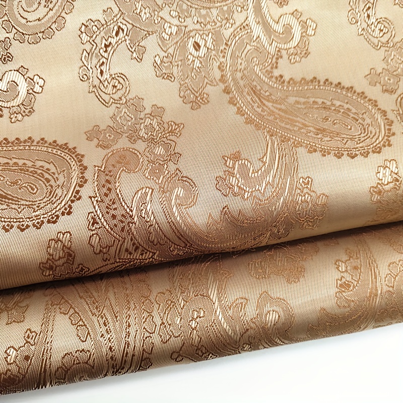 Pre-cut 1pc High Quality Polyester Viscose Paisley Jacquard Lining Fabric, Suit Jacket Coat Interlining, Hat Bag Inner, Diy Craft Handmade Sewing Textiles