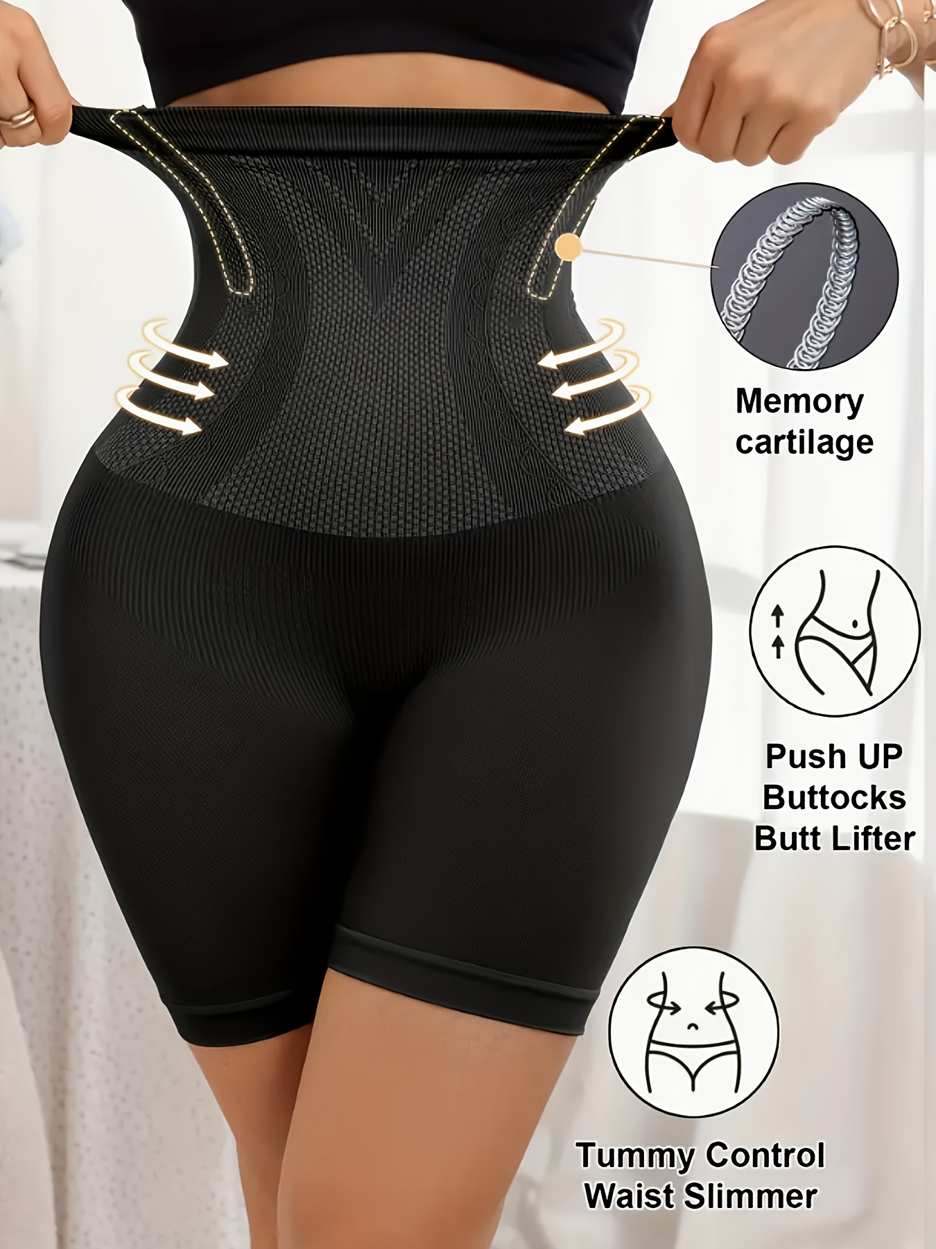 Ladies' High-Waisted Shaping Shorts for Autumn And Winter, Soft And Comfortable, Designed for Body Shaping And Tummy Control. These Seamless Underwear Provide High Waist Support, Lift The Buttocks, And Are Suitable for Daily Wear, Workouts