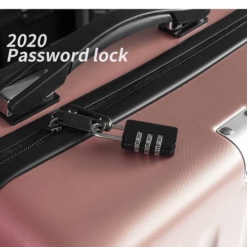 2 4pcs 3 digit combination lock luggage lock matte end anti theft 3 digit combination code non electric material luggage safety lock for suitcases backpacks random color