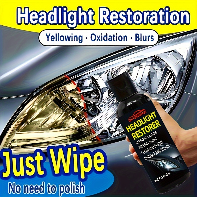 

Car Headlight Repair Liquid, Car Headlight Oxidation Yellowing, Scratches, Blur, Brightening, Crystal Coating, Renovation And Repair Agent