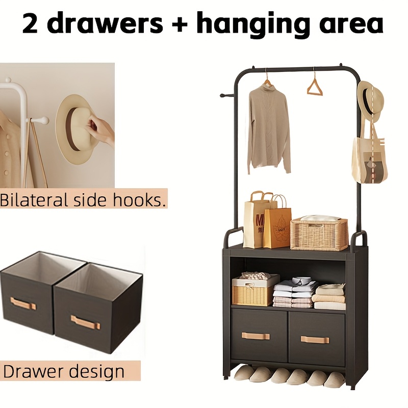 perchero estilo japonés metal cajón colgar 30 prendas Temu Ecuador