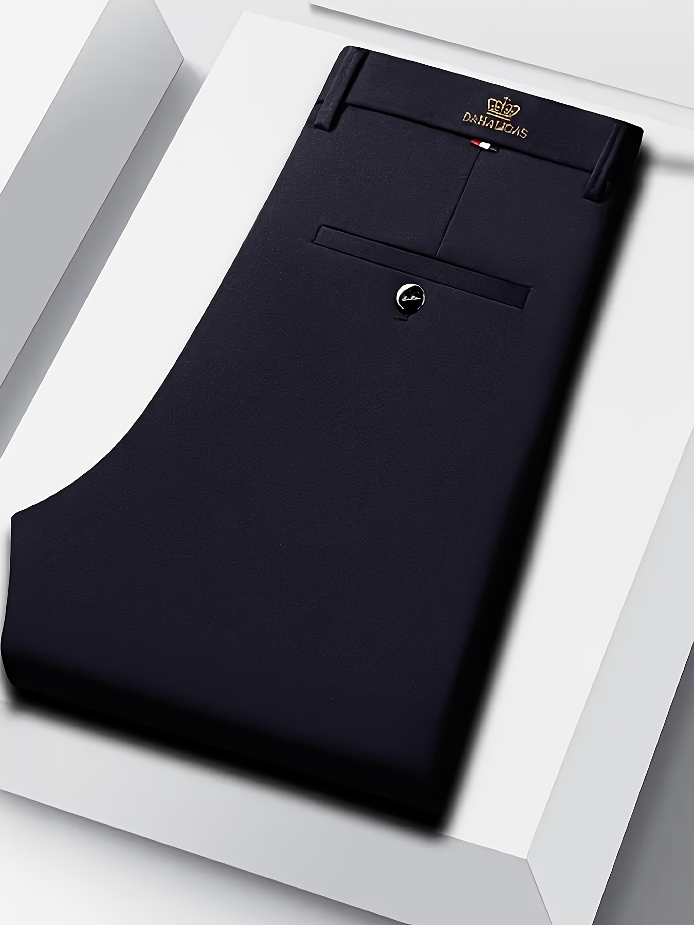 3pcs High-Elastic Men'S Business Casual Suit Pants, All-Season Wear, Wrinkle-Resistant, No Ironing Required, Professional Style, Classic Style, High-Quality Craftsmanship, Fashionable Men'S Clothing, Machine Washable