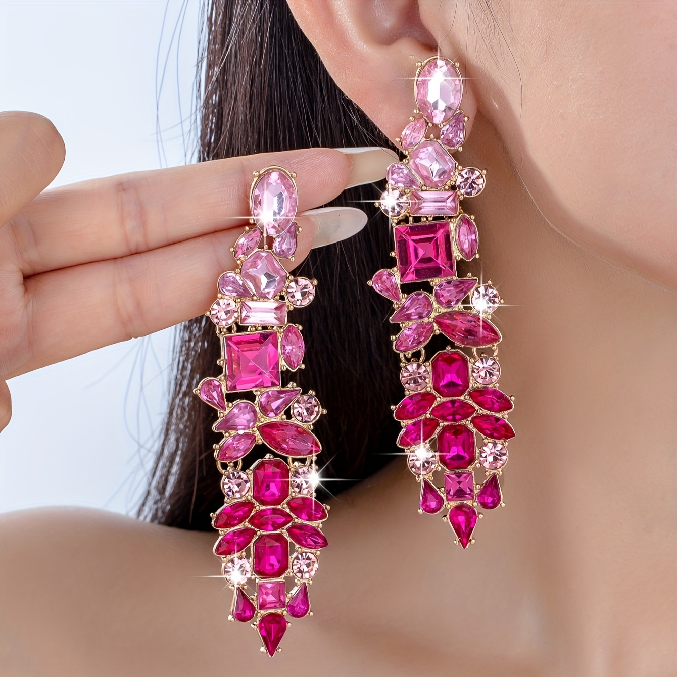 Women's Elegant Vibrant Luxurious High-end Ear Drop
