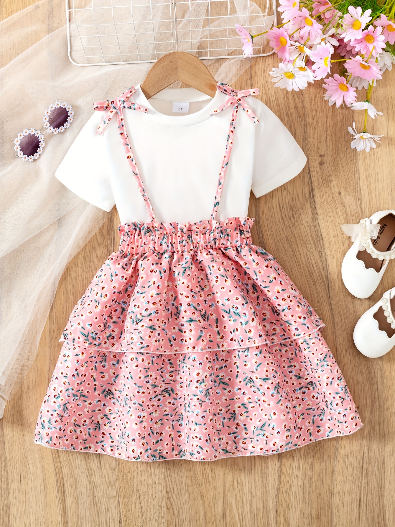 strap cake short skirt versatile t shirt Temu Oman