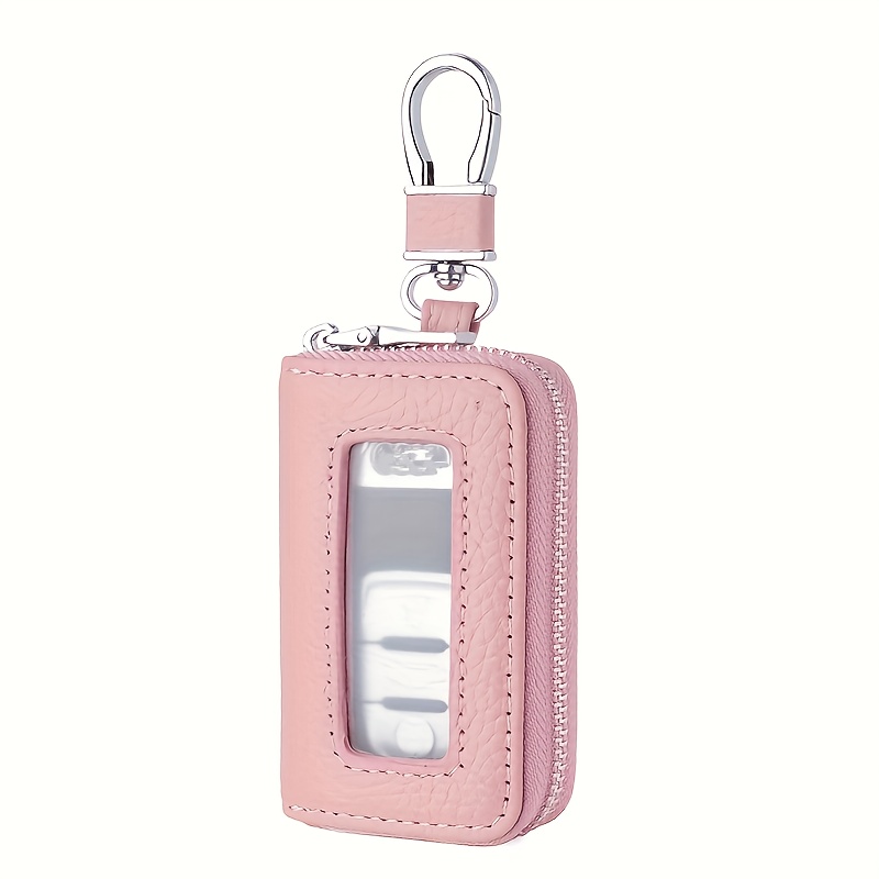 TEMU Women' Purse Car Key Fob Case Car Key Fob Holder Car Remote Keychain Bag Universal Unisex Dad's Gift A Gift From A Friend