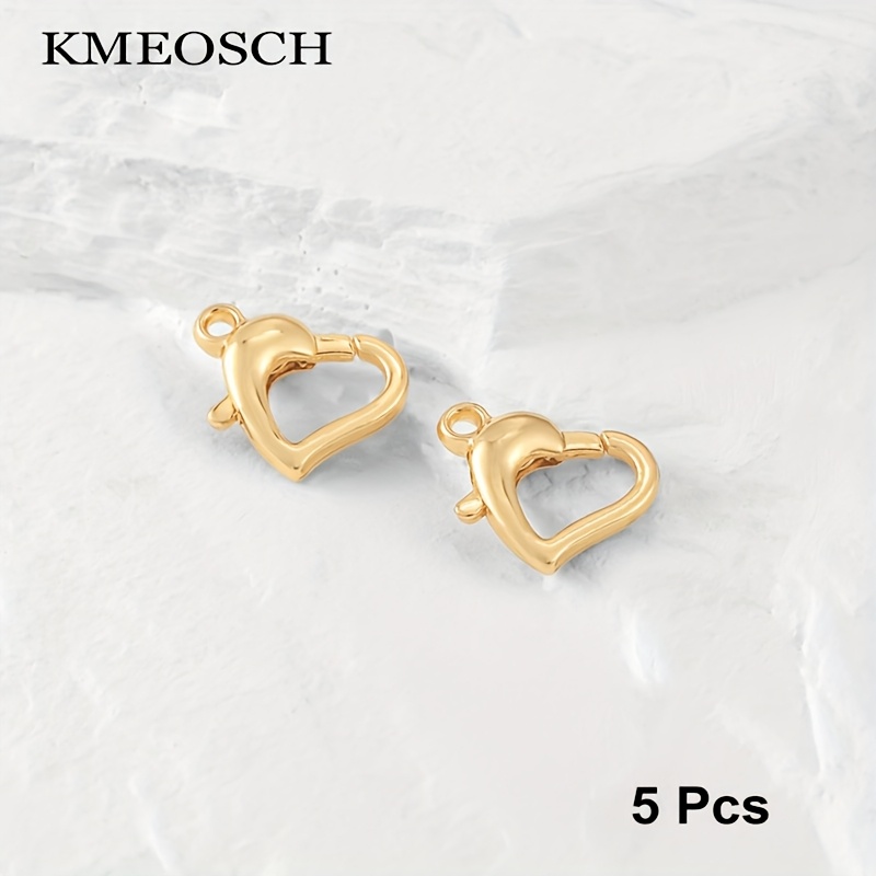 TEMU Ganchos de Cierre de - Conectores Duraderos para Hacer Joyería DIY, Llaveros, Pulseras y Más - Diseño de Broche con en Tono Dorado y Plateado,
