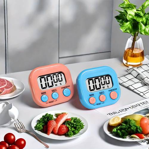 mini portable management electronic kitchen timer electronic timer silent student timed countdown timer 1pc