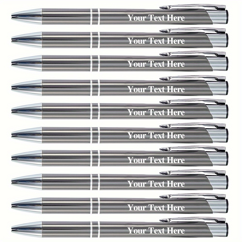 

Custom 10pcs Ballpoint Pens - Personalize Your Writing Experience - Ideal For Office, School & Home Use Pens For Writing Pen Holder For Desk