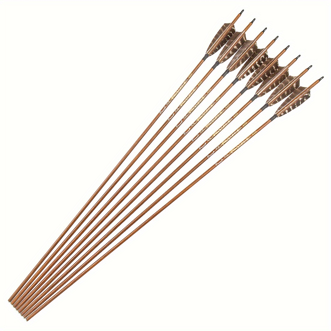 PACK D'ACCESSOIRES FLÈCHE de tir à l'arc avec plumes en caoutchouc 2